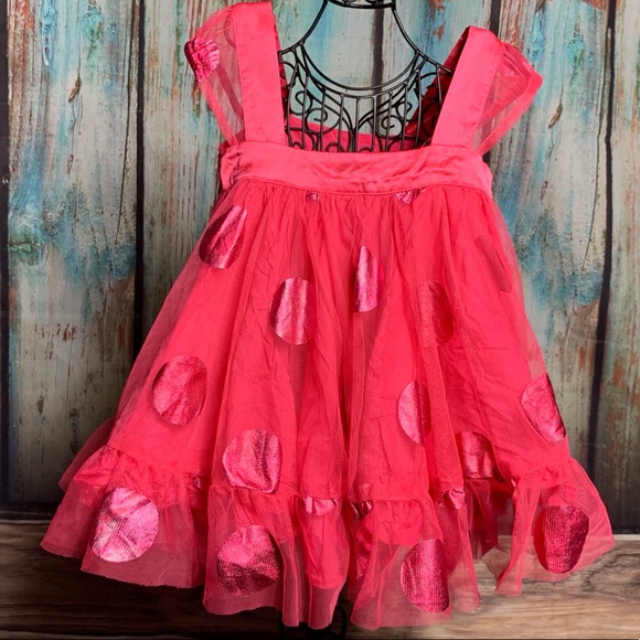 GAP Other - GapBaby Girl Twirly PinkShimmery Dotted TulleDress